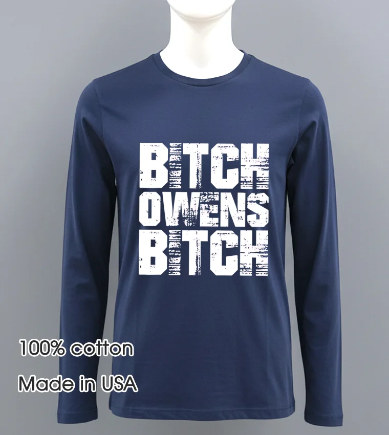 Wwe Smackdown Bitch Owens Bitch - navy-shirt Wwe Smackdown Bitch Owens Bitch Navy Shirt