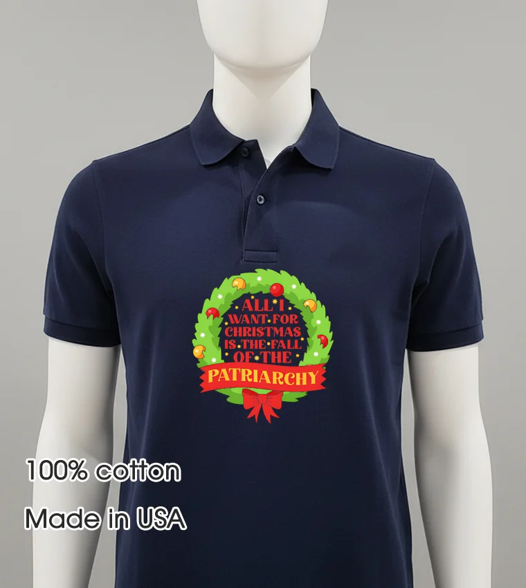 All I Want For Christmas Is The Fall Of The Patriarchy Christmas Orn - balck-shirt All I Want For Christmas Is The Fall Of The Patriarchy Christmas Orn Balck Shirt 1