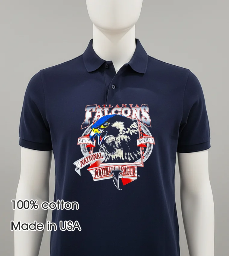 Atlanta Falcons Football Grand Sport Vintage 1994 - balck-shirt Atlanta Falcons Football Grand Sport Vintage 1994 Balck Shirt 2