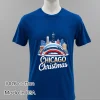 Chicago Christmas Cloud Gate The Bean City 2025 Navy Shirt 1