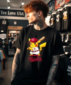 Cincinnati Reds Pikachu Shirt