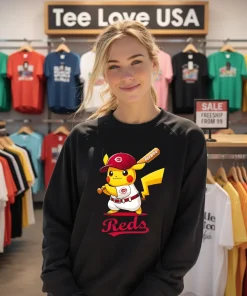 Cincinnati Reds Pikachu Shirt
