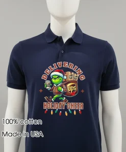 Delivering Holiday Cheer Grinchmas UPS Christmas shirt