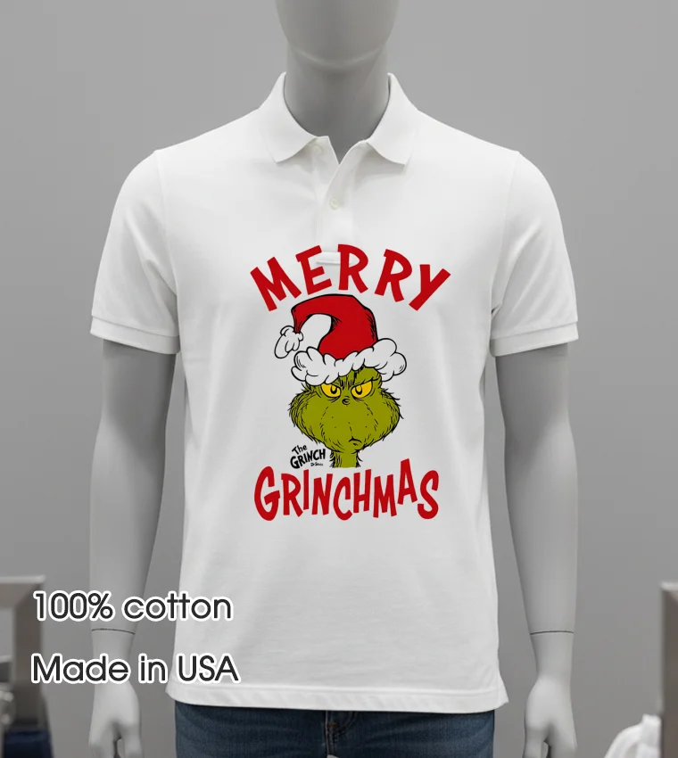 Dr Seuss Merry Christmas White T Shirt 4