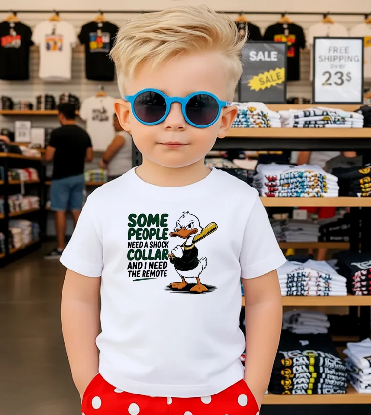 Duck Some People Need A Shock Collar And I Need The Remote Shirt - 7 Duck Some People Need A Shock Collar And I Need The Remote Shirt 7