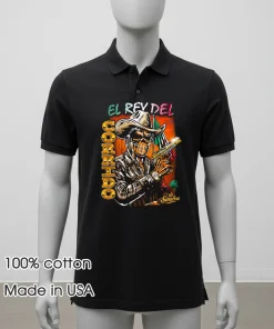 El Rey Del Corrido Cowboy Skeleton shirt