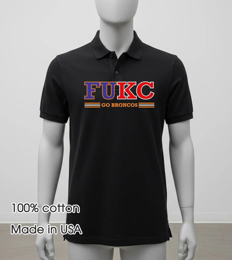 Fukc Go Broncos Balck Shirt 2