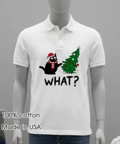 Funny Cat Christmas Cute Holiday Cat Lover shirt