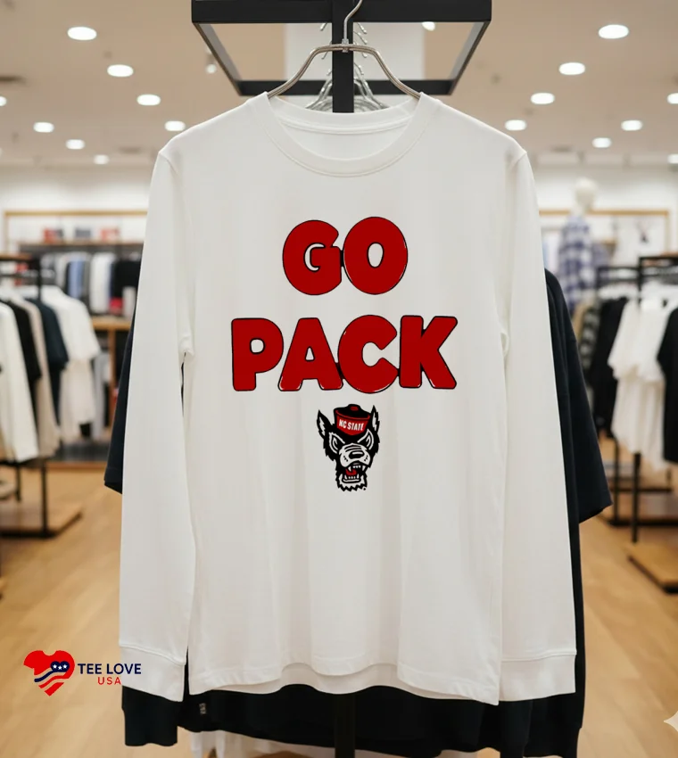 Go Pack Slogan Nc State Wolfpack Shirt - 8 Go Pack Slogan Nc State Wolfpack Shirt 8