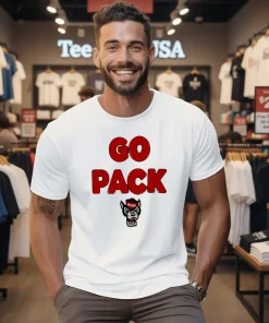Go Pack Slogan Nc State Wolfpack Shirt