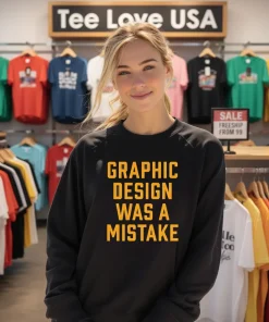 Graphic Design Was A Mistake Shirt