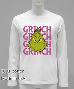 Grinch Name Repeat Portrait shirt