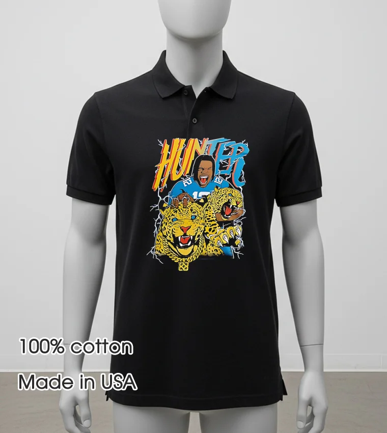 Jacksonville Jaguars Travis Hunter 2025 Special Balck Shirt 1