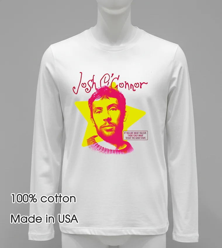 Josh Oconnor If You Are What You Eat The I Only Want To Eat Vintage White T Shirt 1