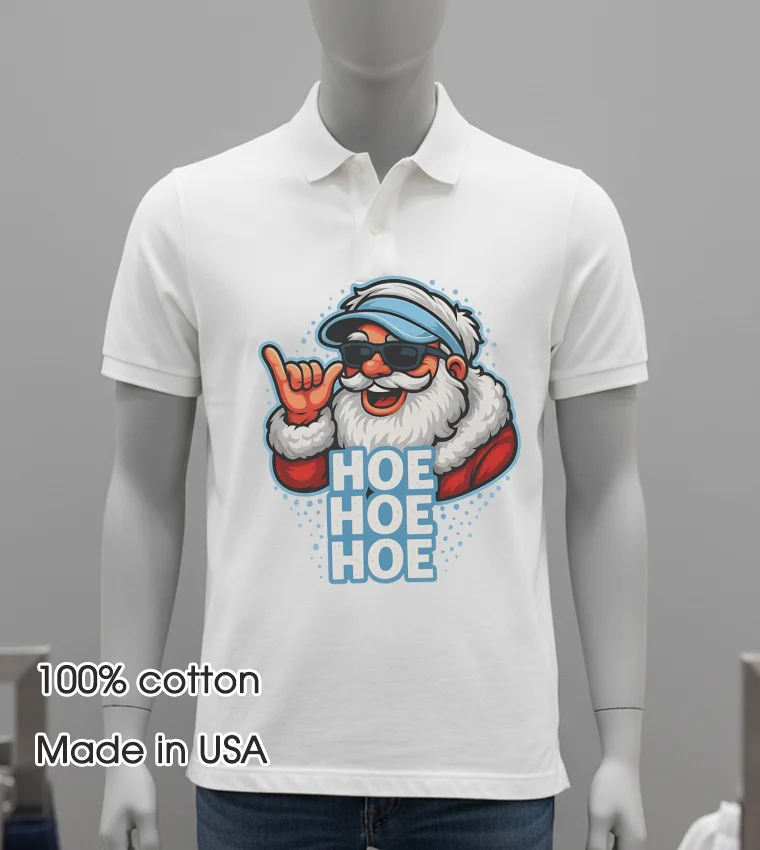 Kiff Kringle Hoe Hoe Hoe Football Christmas White T Shirt 3