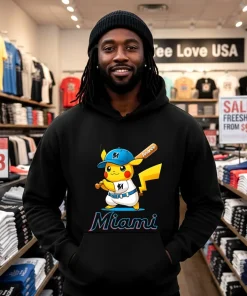 Miami Marlins Pikachu Shirt