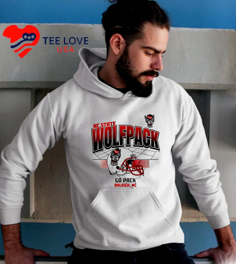 Nc State Football Helmet Grid Go Pack Raleigh Nc Shirt - 4 Nc State Football Helmet Grid Go Pack Raleigh Nc Shirt 4