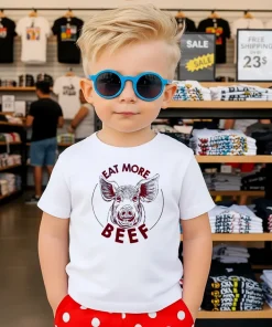 Pig Eat More Beef Shirt
