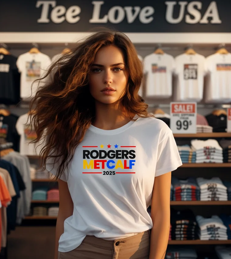 Rodgers Metcalf 2025 Stars - white-t-shirt Rodgers Metcalf 2025 Stars White T Shirt