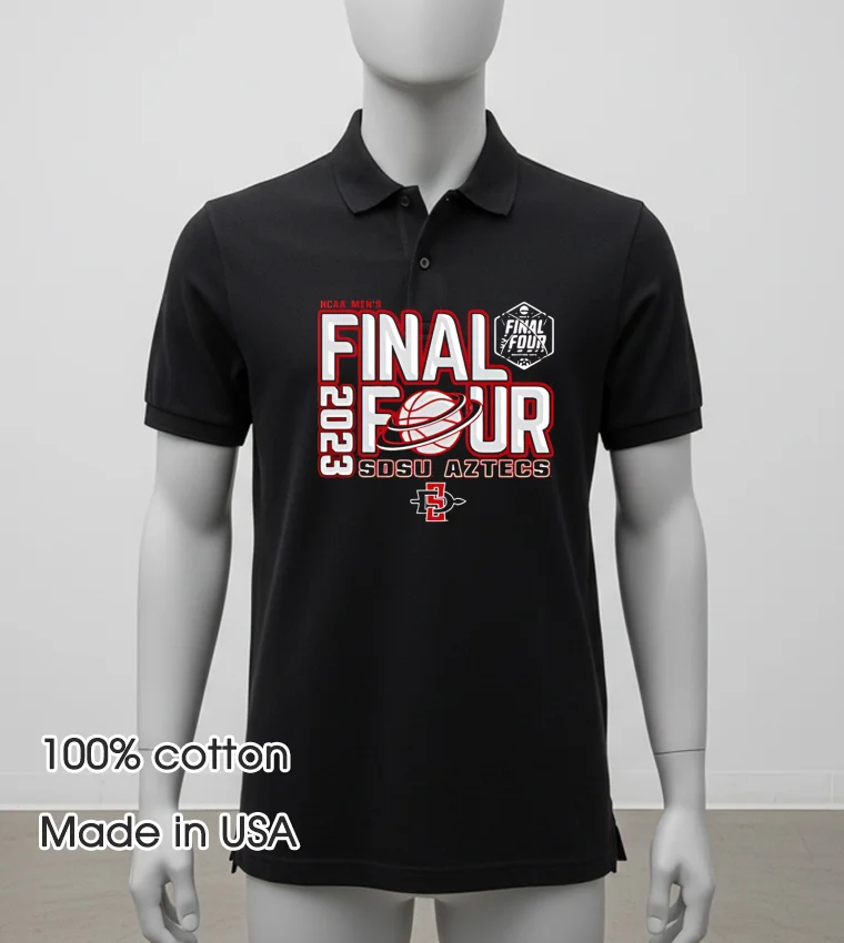 Sdsu Aztecs Final Four Balck Shirt 2