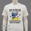 Stitch Why Do Men Fart More Often Than Women Because Women Don T Close Their Mouths Long Enough To Build Up The Pressure White T Shirt 1