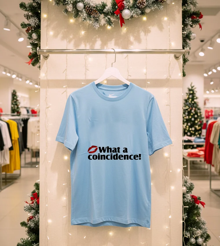 What A Coincidence - blue-shirt What A Coincidence Blue Shirt