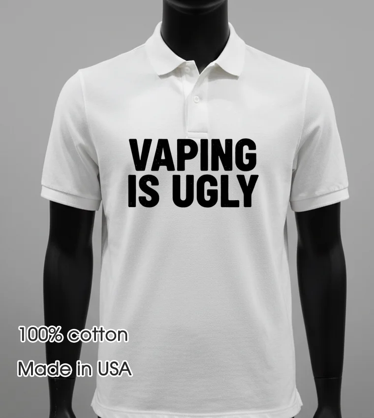 Yesjulz Vaping Is Ugly White T Shirt 2